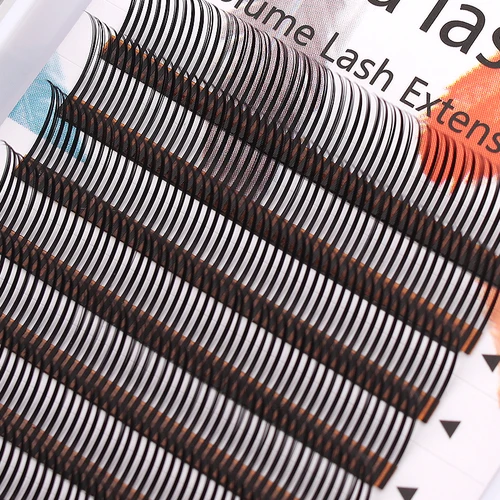 Imagen 2 del producto MARIA 5D Flora Lashes Extensiones de pestañas Easy Fan Venta al por mayor Volumen prefabricado 12 filas Estilo W Logo privado suave natural