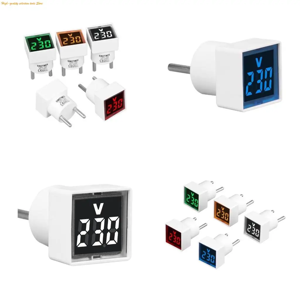 

203F AC220V/230V Digital Electric Voltmeter Square voltages Display Panel for House