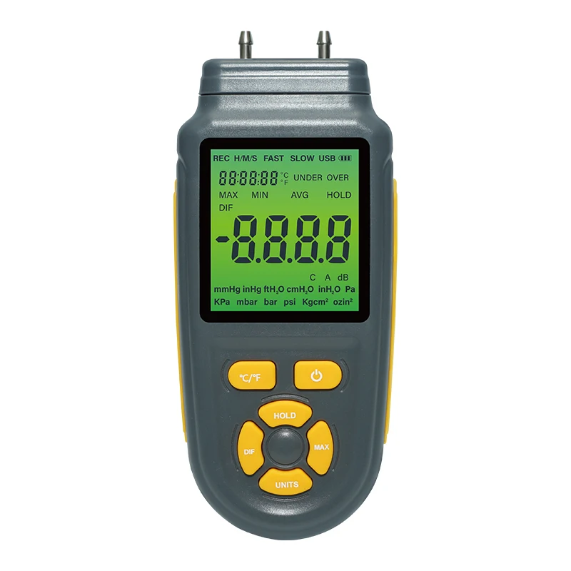 

Digital Differential Pressure Gauge High Accuracy Hydraulic With Data Logger Function