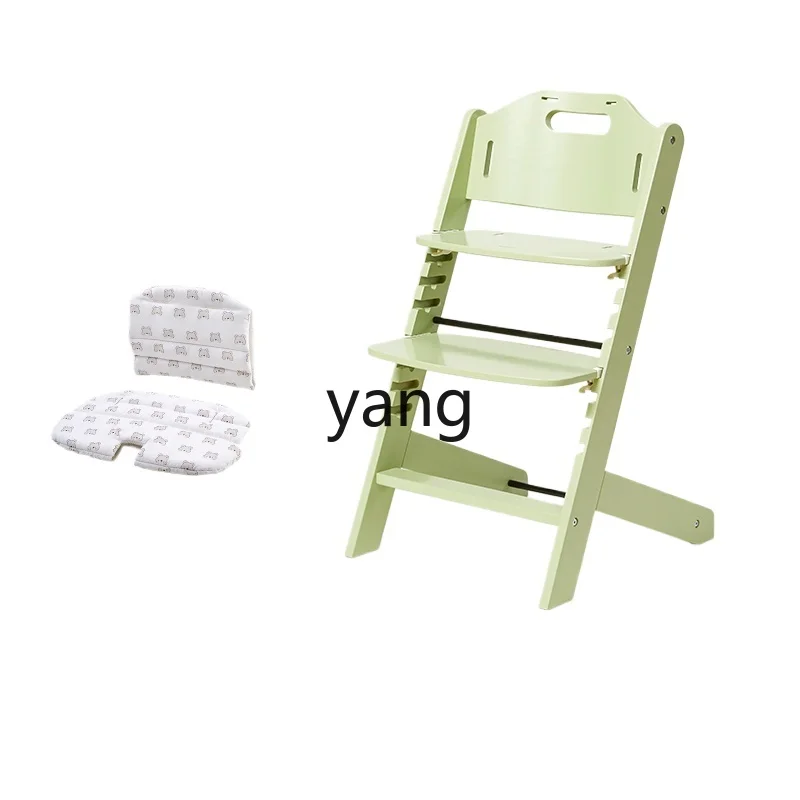 L'm'm Children's Growing Chair Baby Dining Chair Solid Wood Dining Table Seat Baby Infant Dining Chair