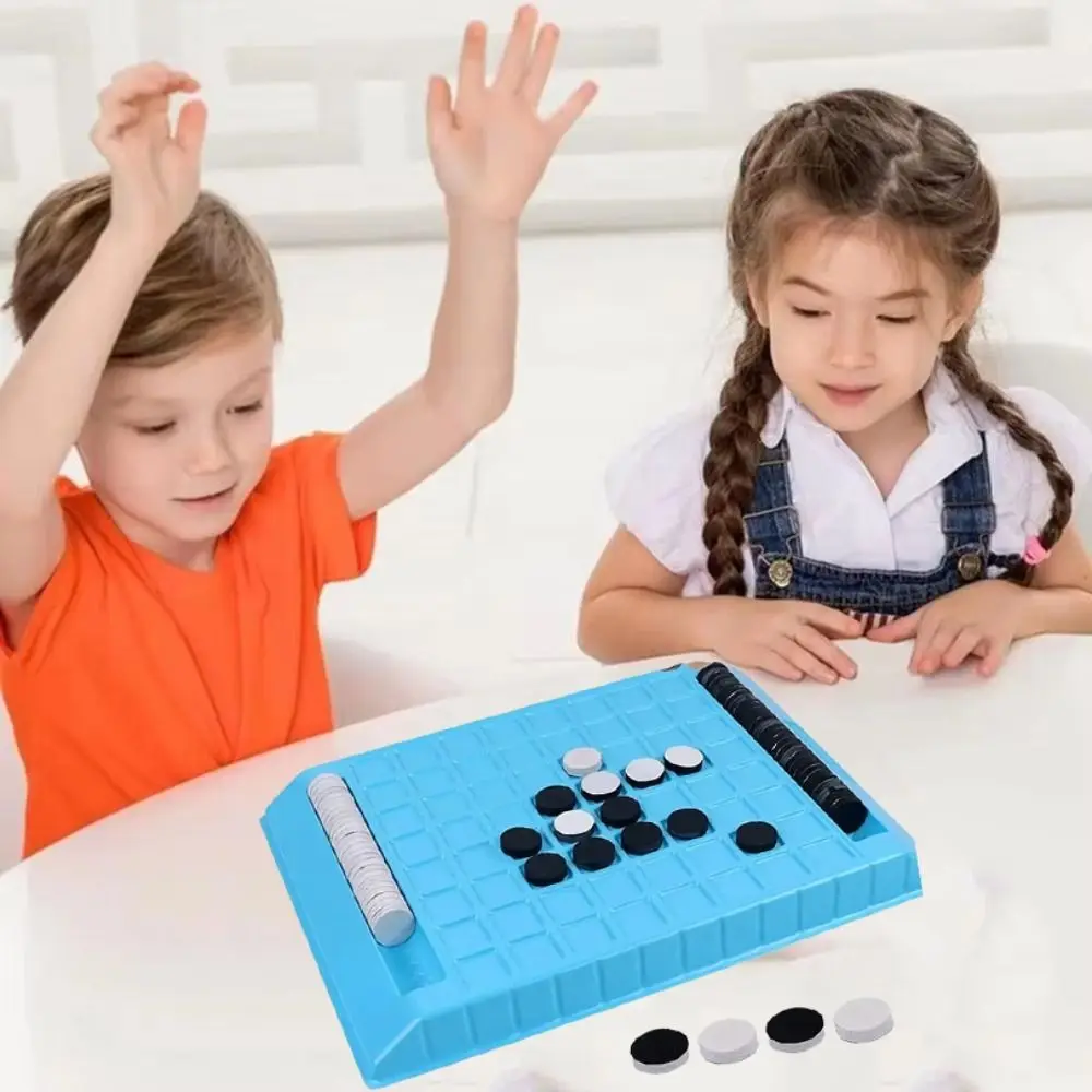 

Tabletop Game Flip Black White Chess Board Touch Flip Parent-Child Interactive Overturn Chess Montessori Funny