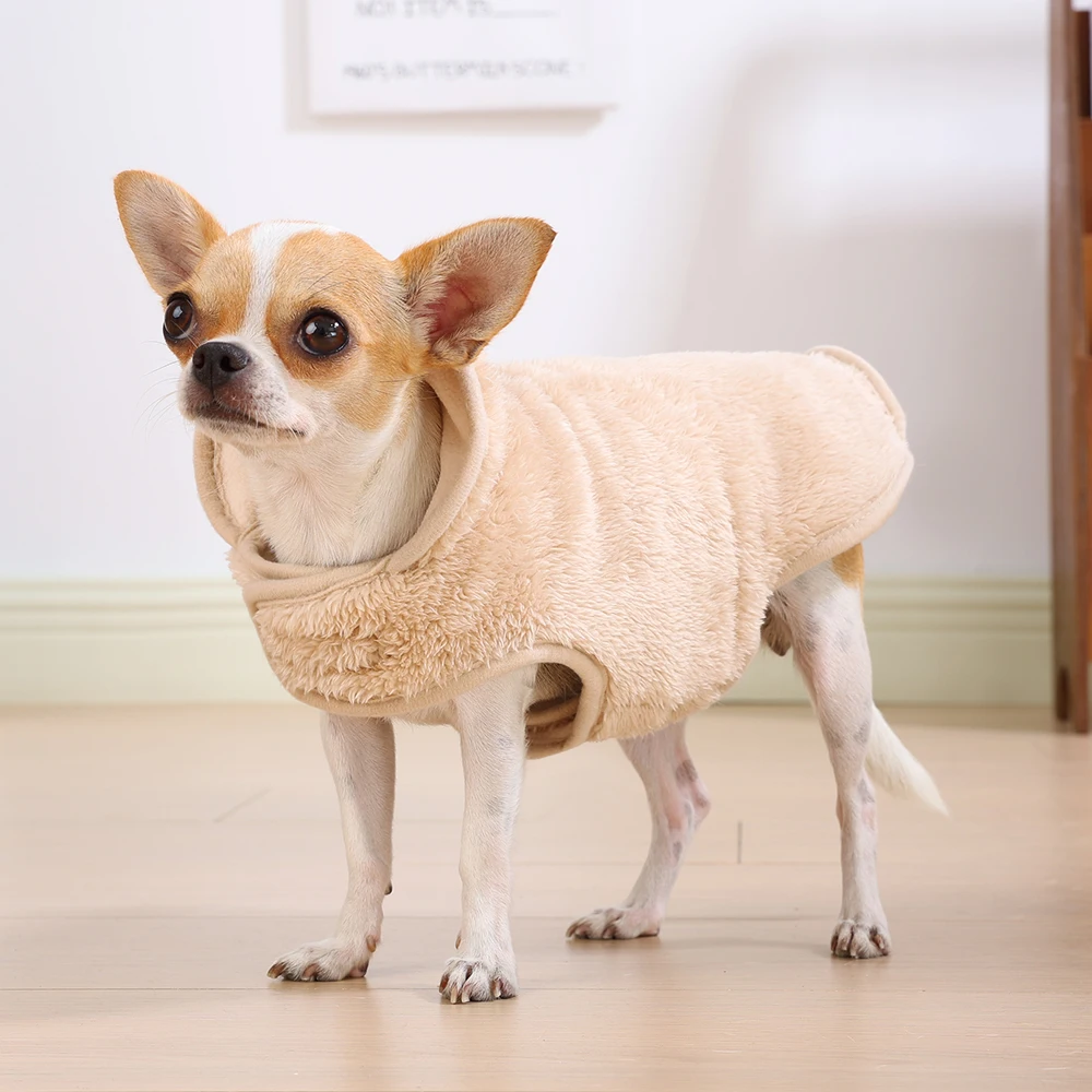 Wendejacke für große Hunde, warmer Fleece-Wintermantel, verstellbar, Stehkragen, Haustierweste, Hunde- und Katzenkleidung für Labrador Golden Retriever – Detail 14