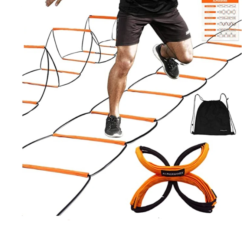 football sports step agility ladder exercise speed adjustable football butterfly agility ladder