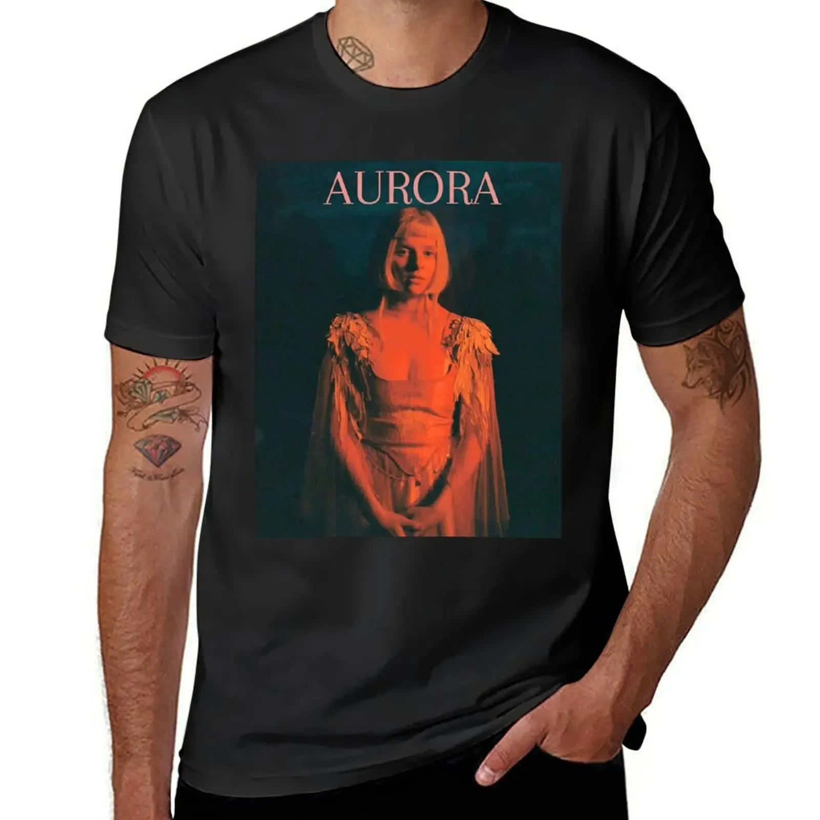 Aurora Aksnes The Gods We Can Touch T-Shirt graphic shirts boys animal print designer shirts blue archive outfits for men