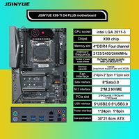 JGINYUE X99 kit motherboard Intel LGA 2011-3 Xeon E5 2666 v3 DDR4 16GB ECC M.2 NVME SATA High-end X99-TI D4 PLUS