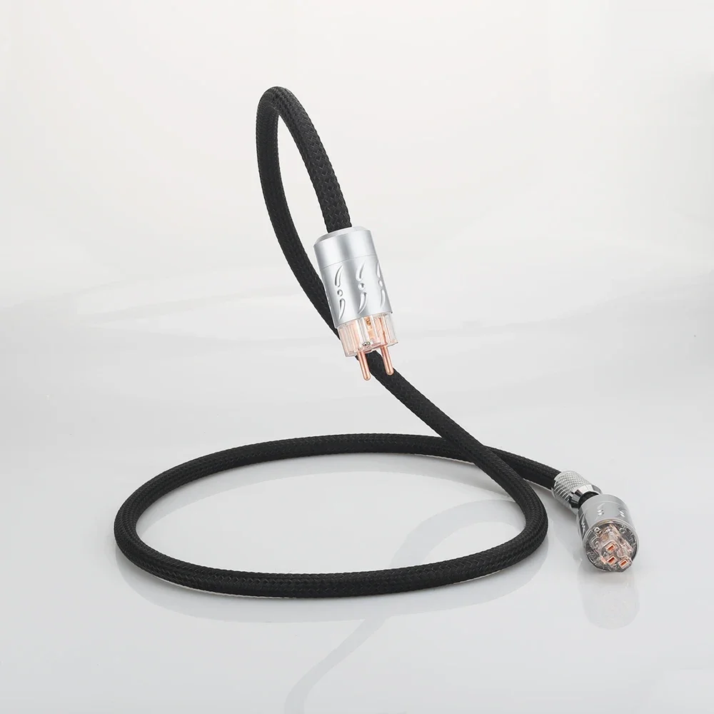 Viborg MTU-VP1501 Hi-End OFC Copper Schuko Power Cord Cable HIFI Extension Power Cable 1.8M