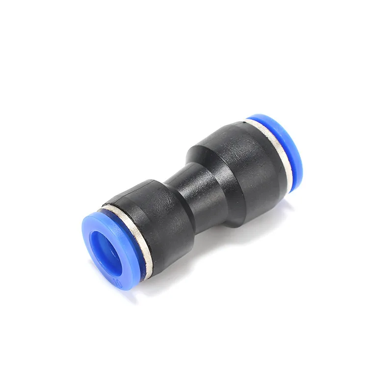 1PCS PU PG  Blue Pneumatic Fitting Pipe Connector Tube Air Quick Fittings Water Push In Hose Couping 4mm 6mm 8mm 10mm 12mm 14mm