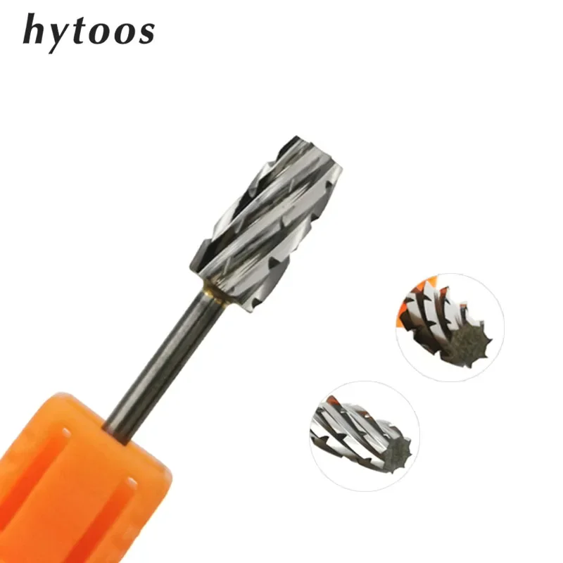Hytoos-テーパードバレルネイルドリル,超硬バリ除去,ゲルミリングカッター,マニキュアドリル,アクセサリーサプライヤー,4xc,3/32