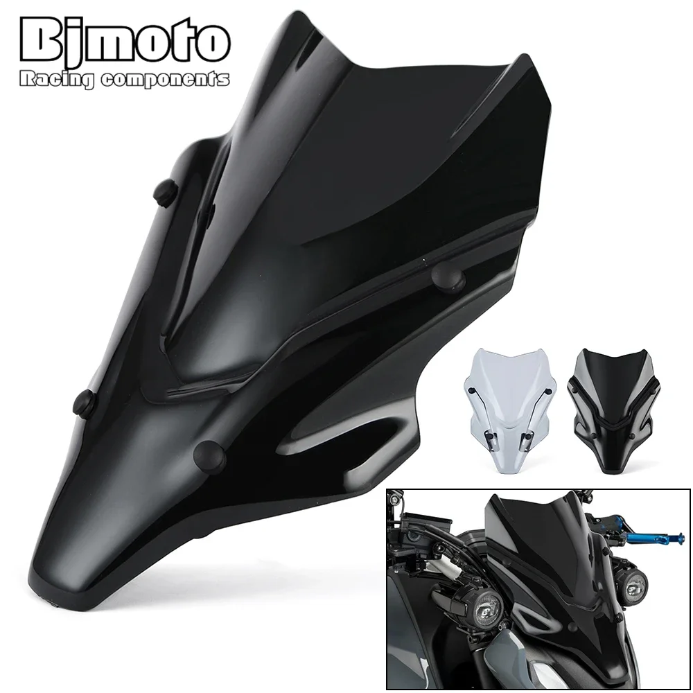 MT07 FZ07 MT/FZ 07 Motorcycle Windshield Windscreen Wind Deflector Shield For Yamaha MT-07/FZ-07 2021