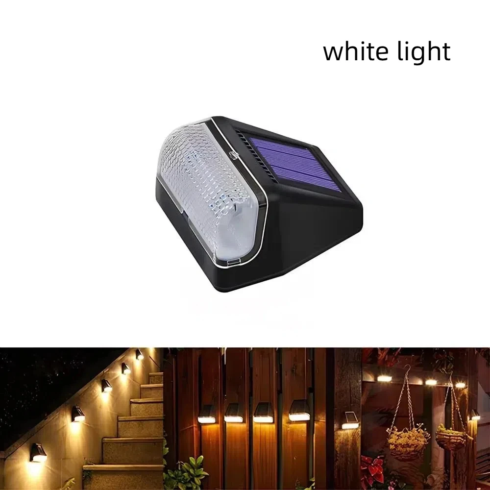 

New Outdoor LED Solar Light IP65 Waterproof Wall Light Hedge Rainproof Lawn Lighting For Park Stair Step Fence