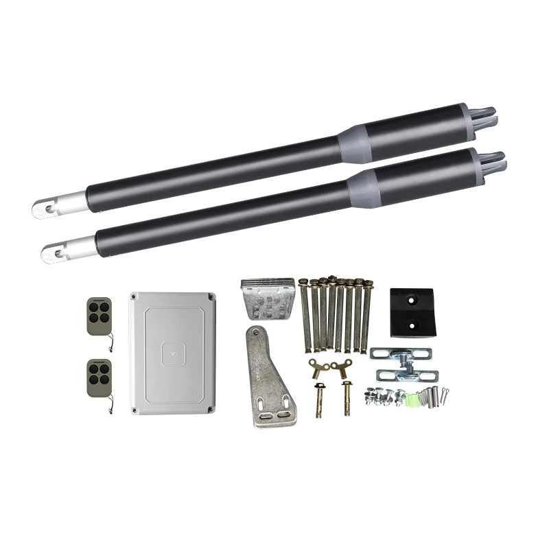 Wifi Controller AC220V Elektrische Lineaire Actuator 300kgs Motor Motor Systeem Automatische Draaipoort Opener Met Dual Dikke Armen Kit