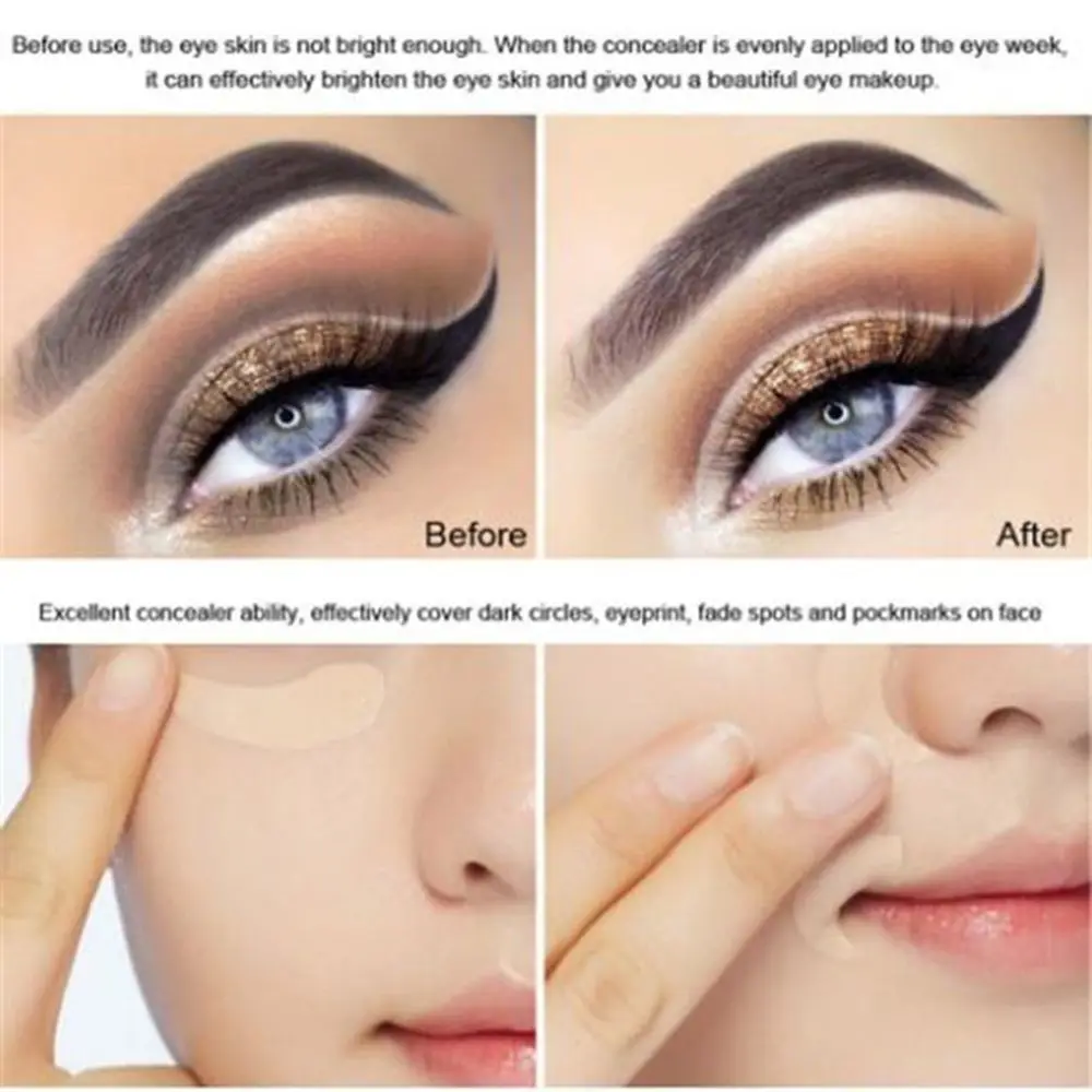 Women Long Lasting Makeup Eyeshadow Base Liquid Base Eye Primer Eye Base Cream Eyelid Primer Under Shadow Concealer Cosmetic