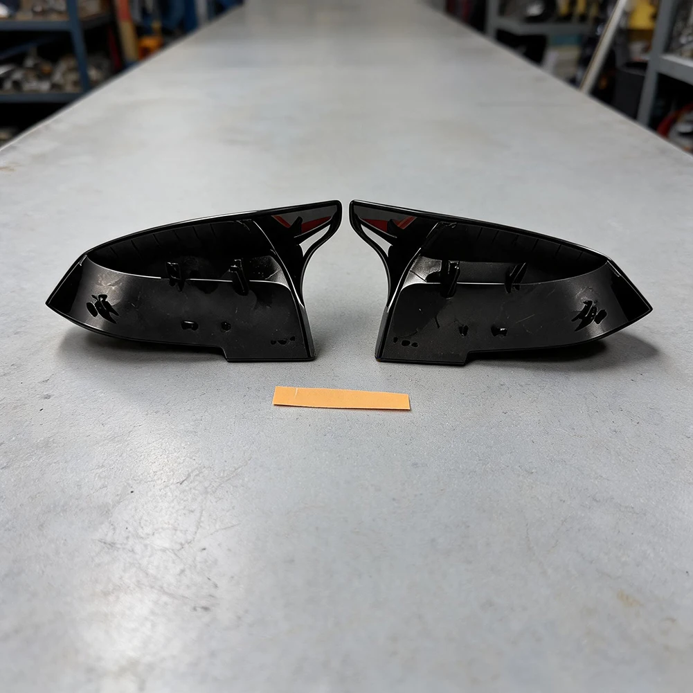 For BMW F20 to F36 Wing Mirror Cover Cap 2 Pack ABS Rearview Mirror Housing for 1 2 3 4 Series X1 E84 I01 Fit Confirmed