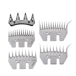 Sheep/Goats Shears Convex Comb Cutter Shearing Clipper 4/9/13 Tooth Straight/Curved Blade For Sheep Clipper Shears Scissorsd 1Pc