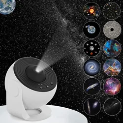 Lampka nocna Projektor galaktyki Projektor gwiaździstego nieba Obrotowa lampa planetarium Dla dzieci Sypialnia Prezent walentynkowy Dekoracja ślubna