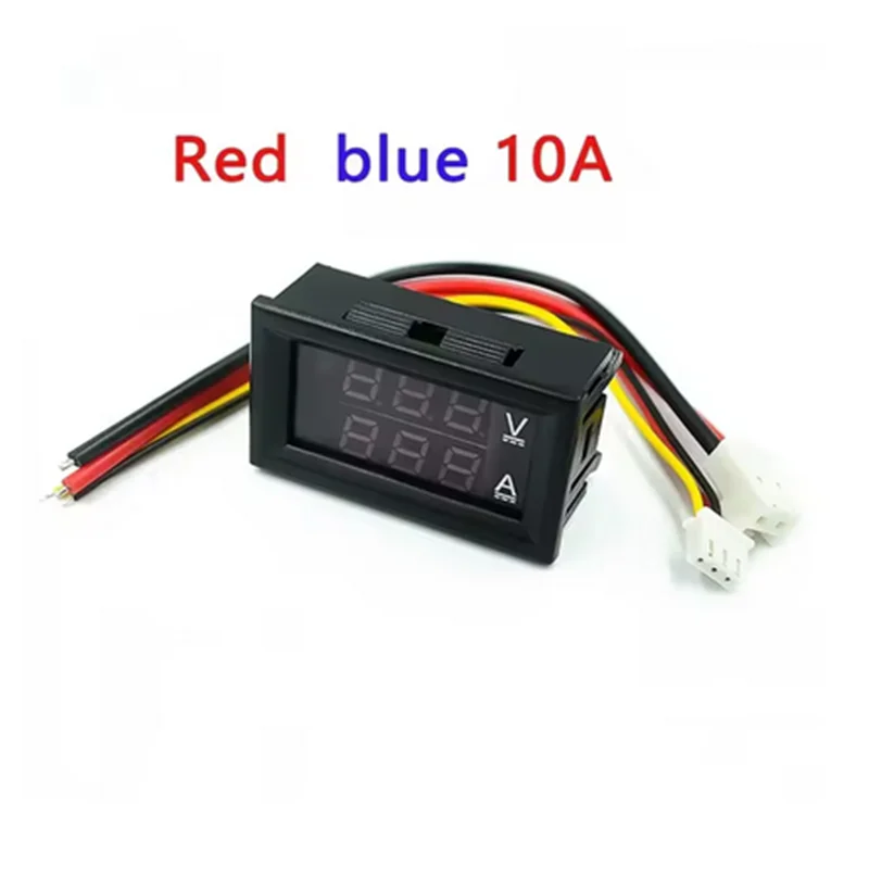 10A 50A 100A Digital Voltmeter Ammeter Dual Display Voltage Detector Current Meter Panel Amp Volt Gauge 0.28