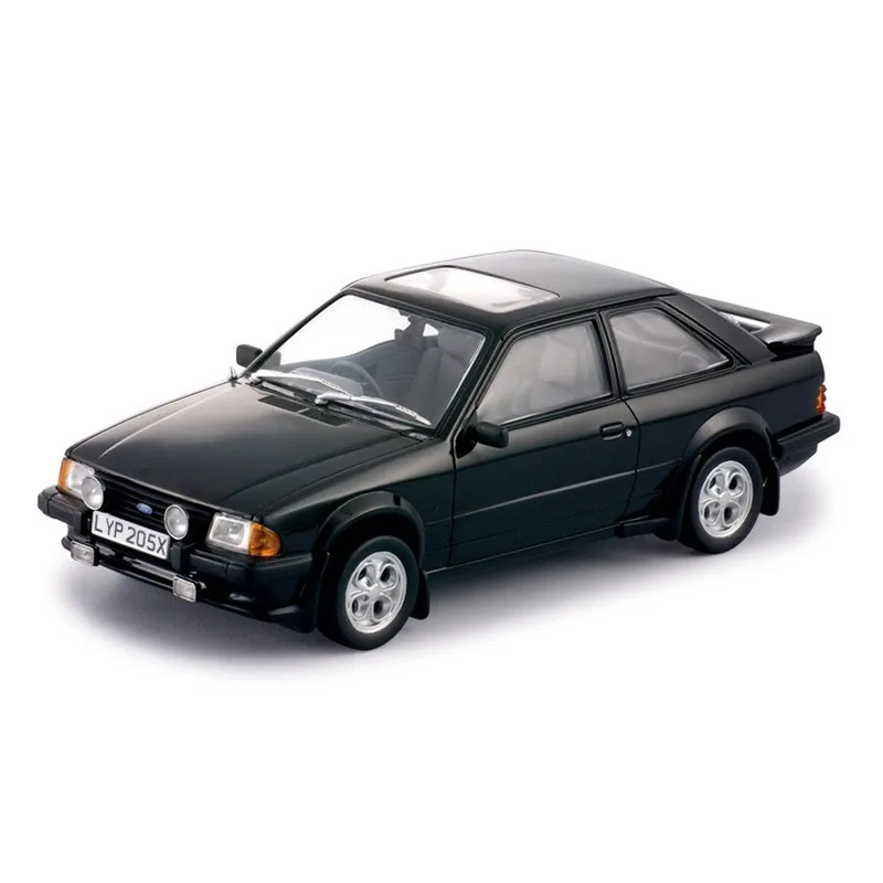 

1/18 Scale Model 1981 Escort MK3 GL Simulation Diecast Alloy Retro Car Toys Vintage Vehicle Fans Decoration Gifts Decoration