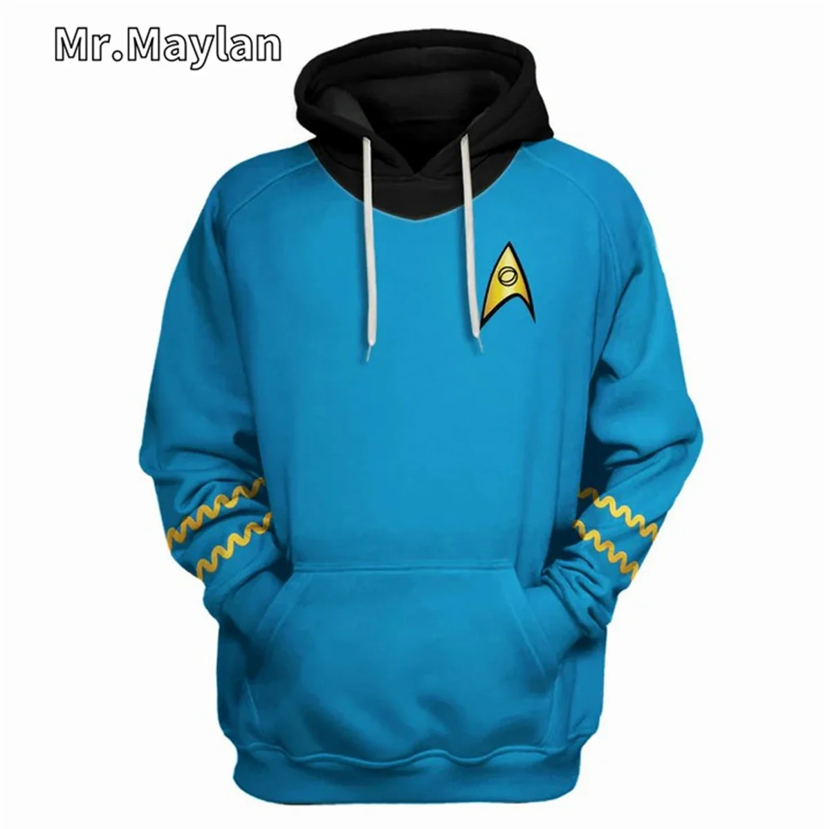 

The Original Series Spock Cosplay Costume Apparel 3D Unisex Hoodie Men Sweatshirt Street Zip Pullover Casual Jacket Tracksuits