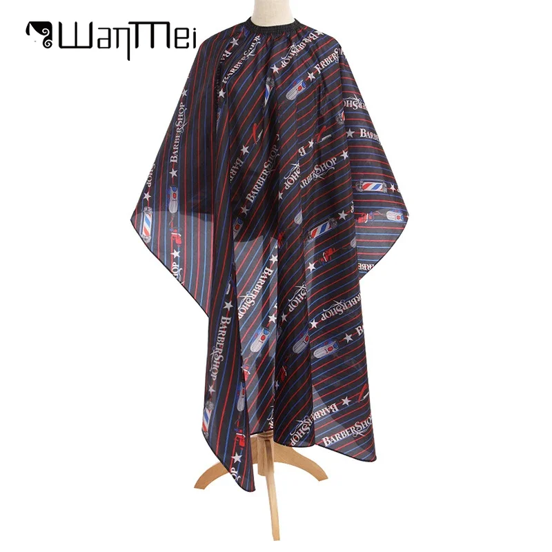 Antistatic Hairdresser Apron Hair Cut Cape Hairdressing Cape Hair Cutting Cloth Star Stripe Turn Light Star Salon Capes Cloth