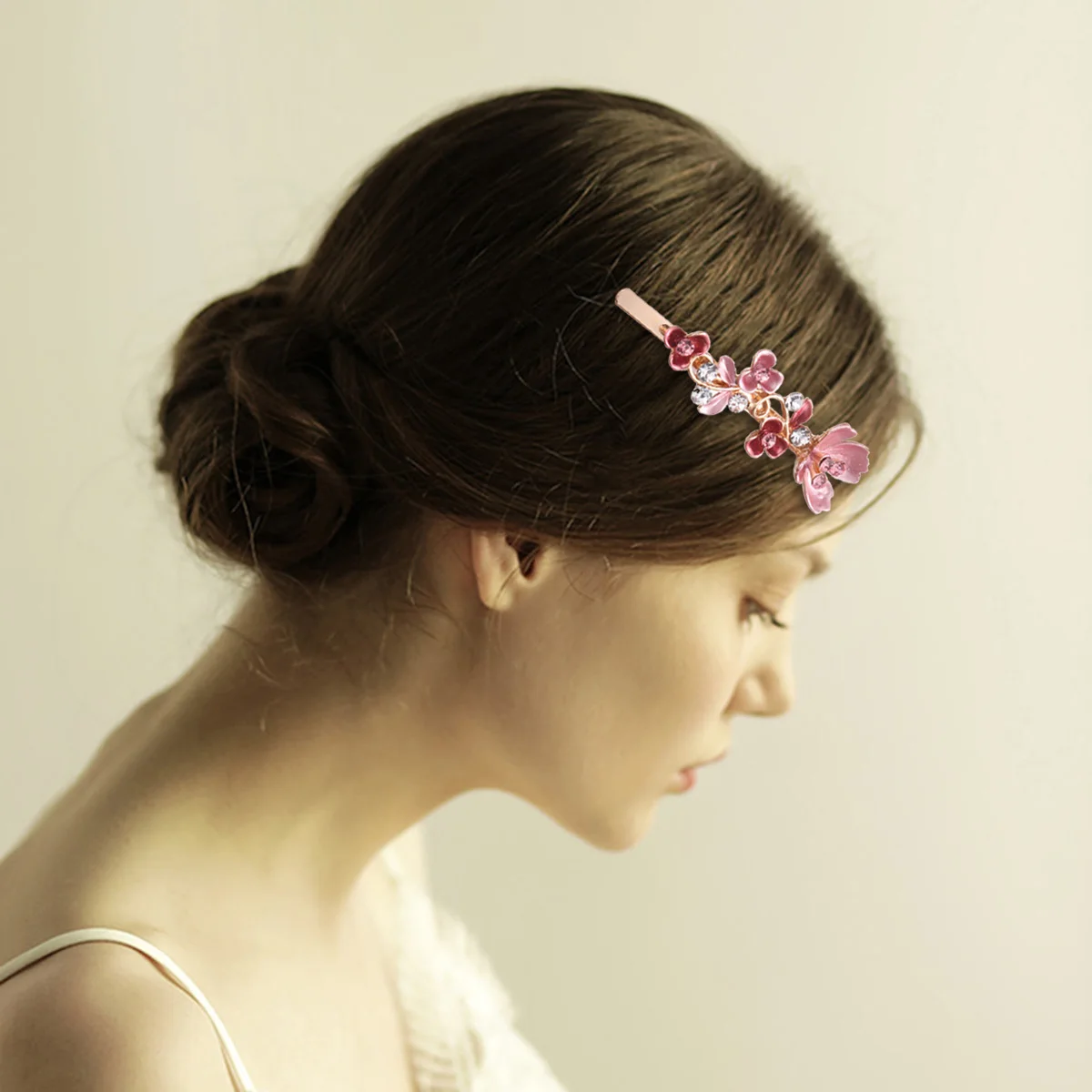 

8pcs Flower Design Hair Clips Durable Stylish Elegant Headdress Simple Barrette Bobby Pins Strong Hold Hair Accessories All-Day