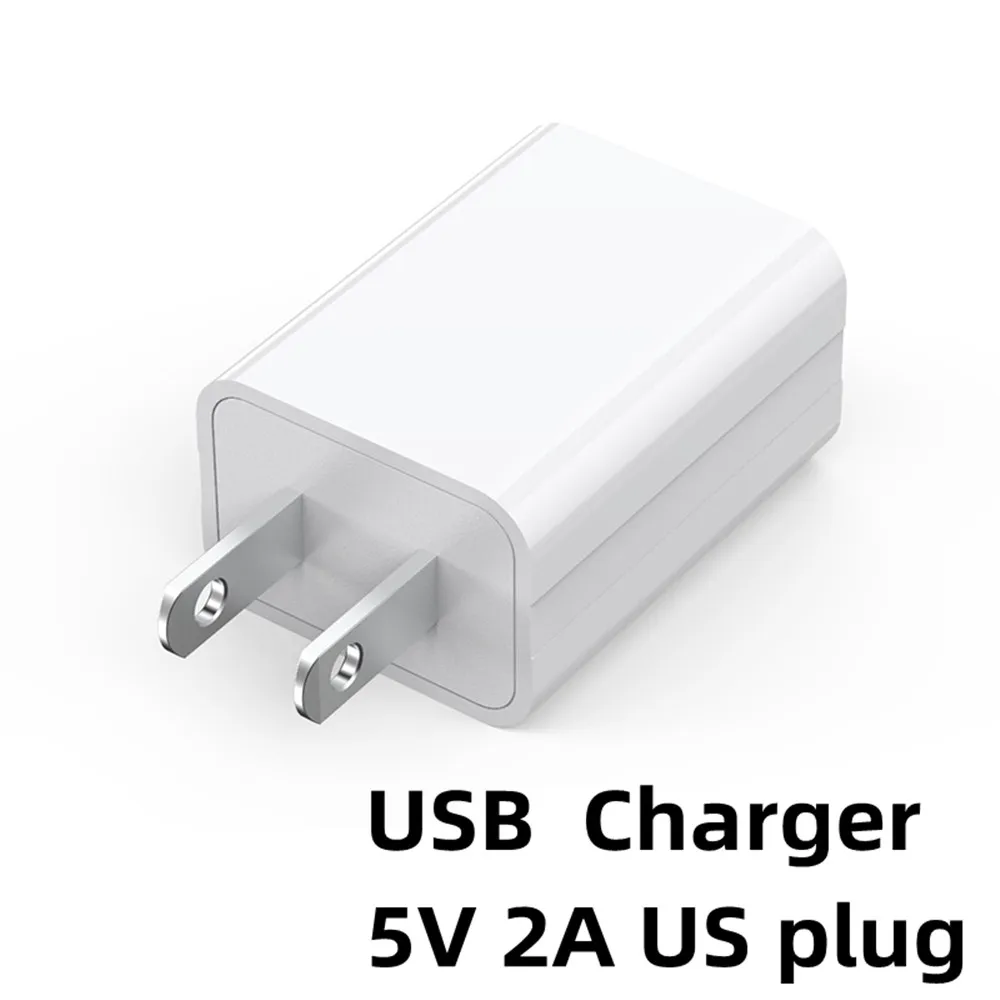 Adaptador de Carregador USB de Parede, Fonte de Alimentação, UE, EUA, REINO UNIDO, AU, Adaptador de Plugue, Bateria para Telefone, Eletrônica, 5V,