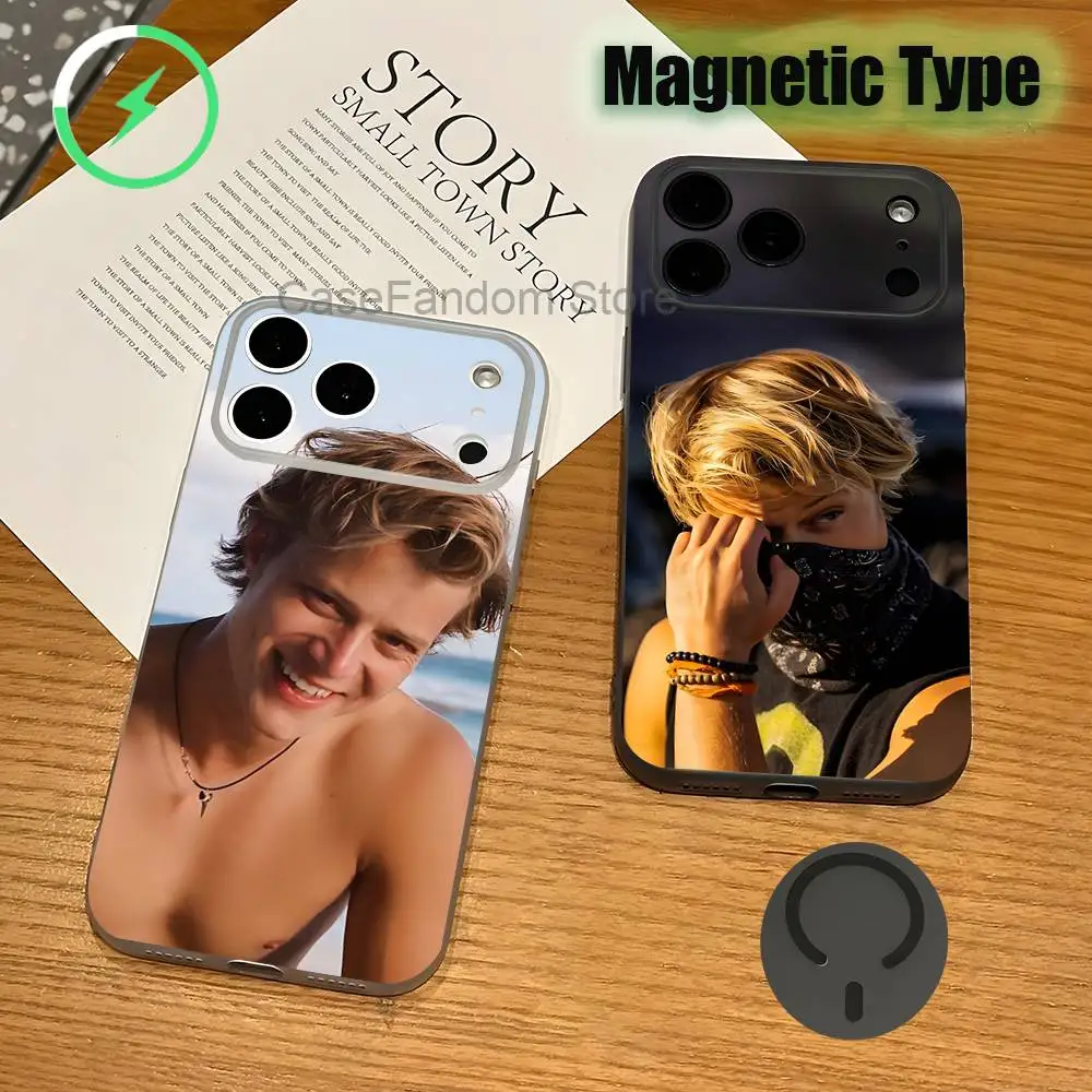 

JJ M-Maybank For iPhone 17,16,15,14,13,12,11,Pro,Max,Plus Transparent gray Phone Case Magnetic Wireless Charging