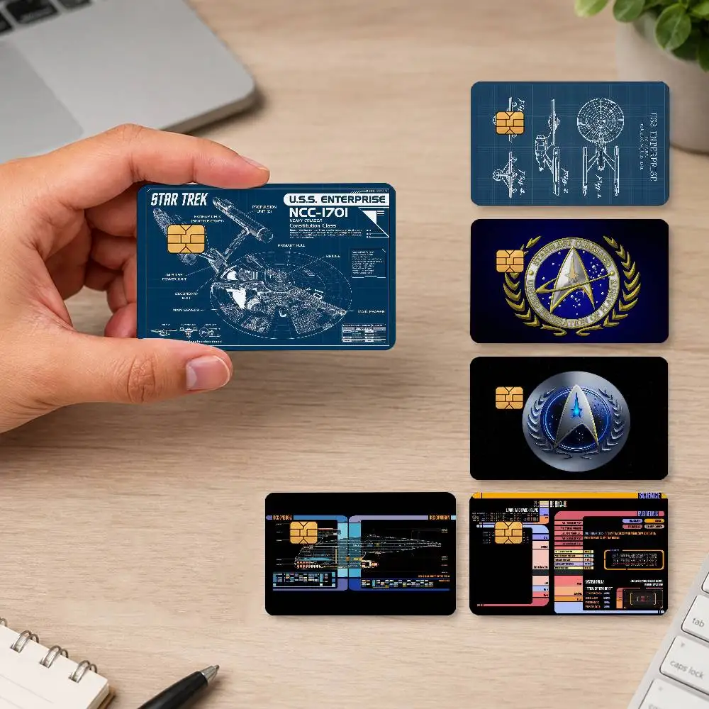 S-Star T-Trek Film 4 Pcs! Waterproof stickers card for credit cards, debit cards, and transit cards