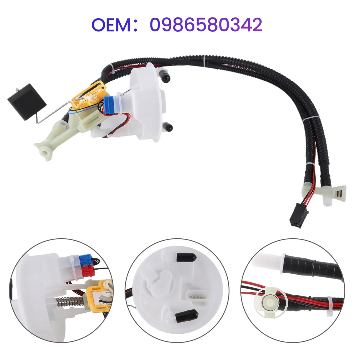 0986580342 Left Fuel Pump Level Sending Unit for Mercedes-Benz W203 C230 C240 C320 C32 AMG