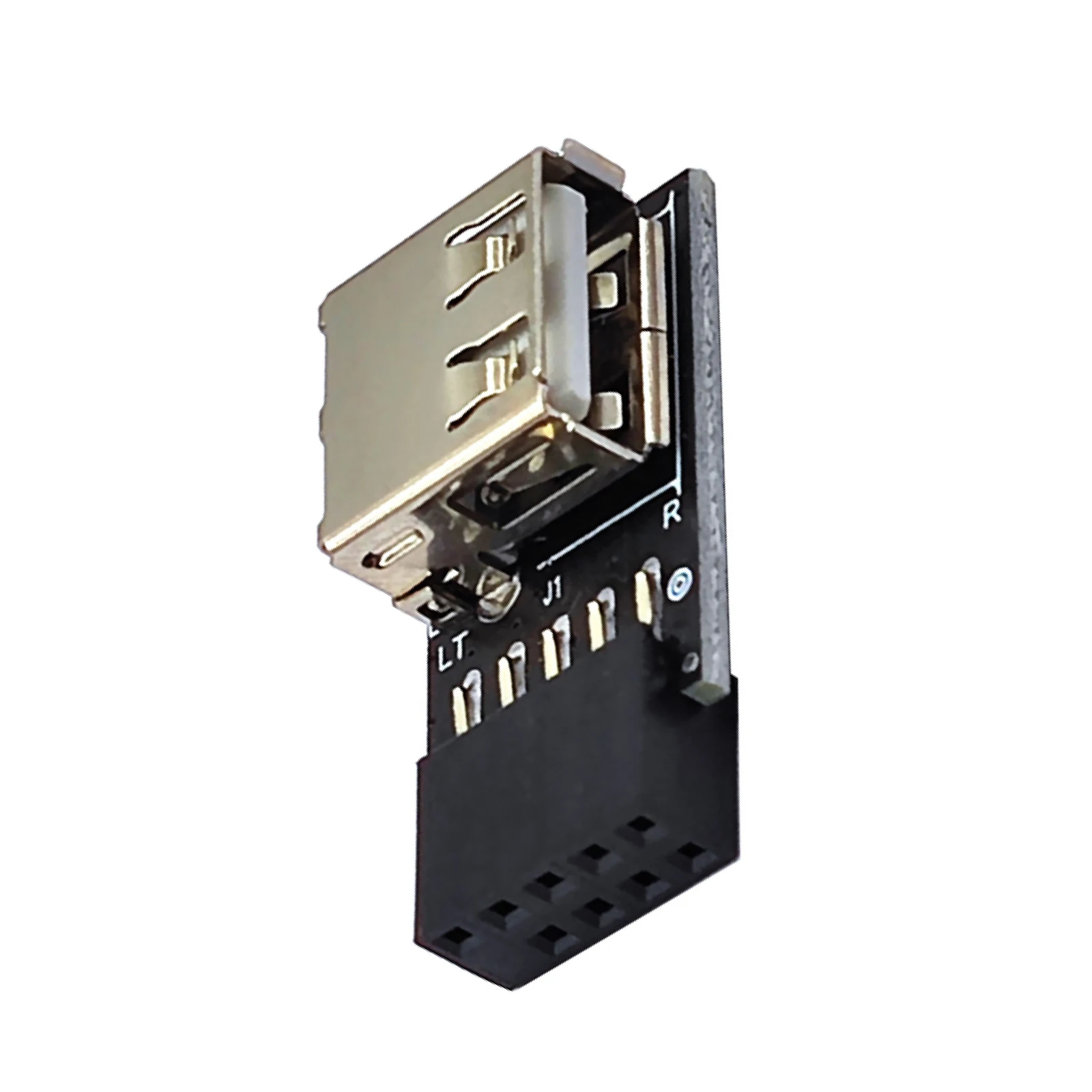 Tarjeta adaptadora USB A 9 pines, placa de expansión USB 2,0, convertidor de placa base USB 2,0 A 9 pines para Dongle, receptor de ratón inalámbrico