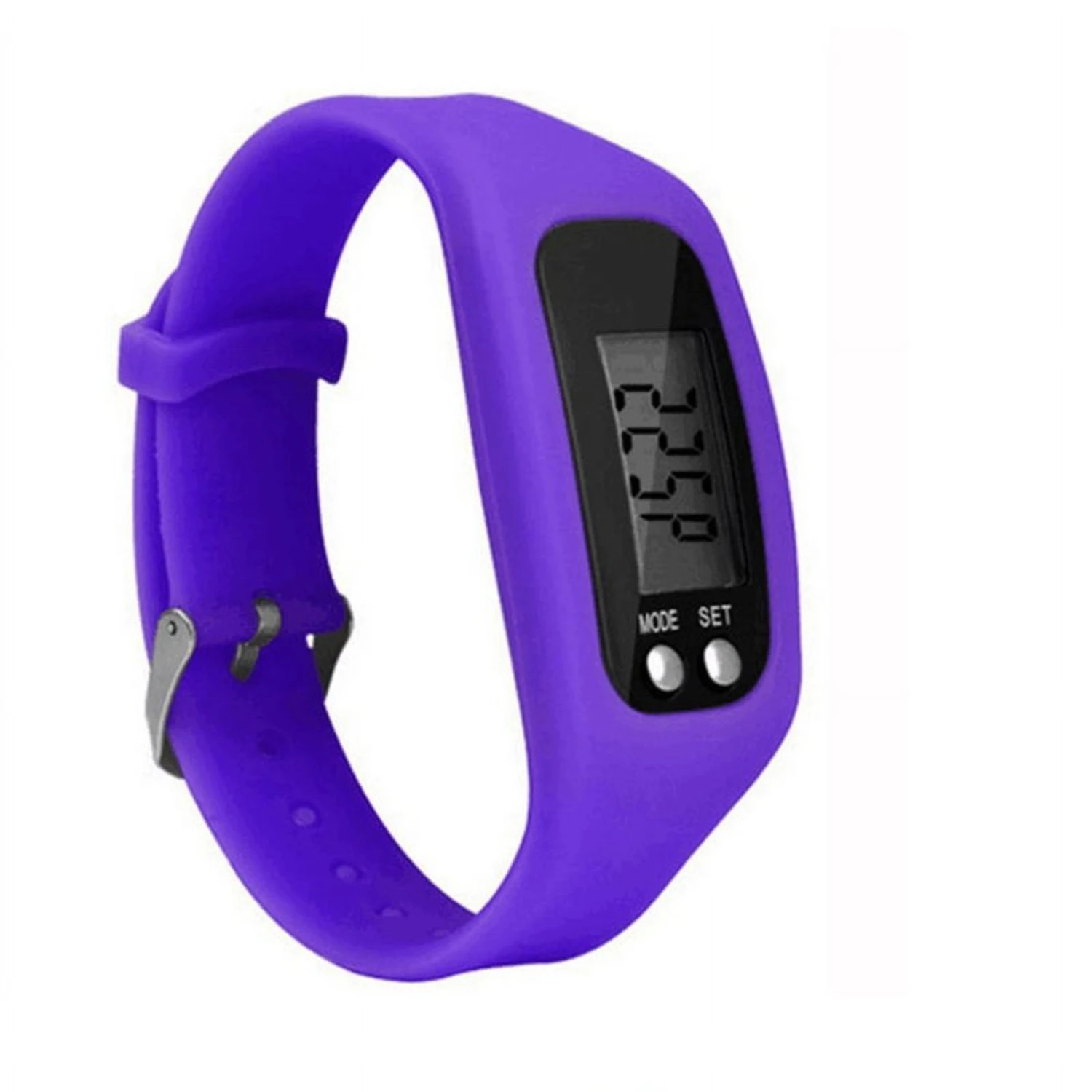 LCD Display Fitness Tracker Wrist Band - Simple Operation, Digital Step Counter