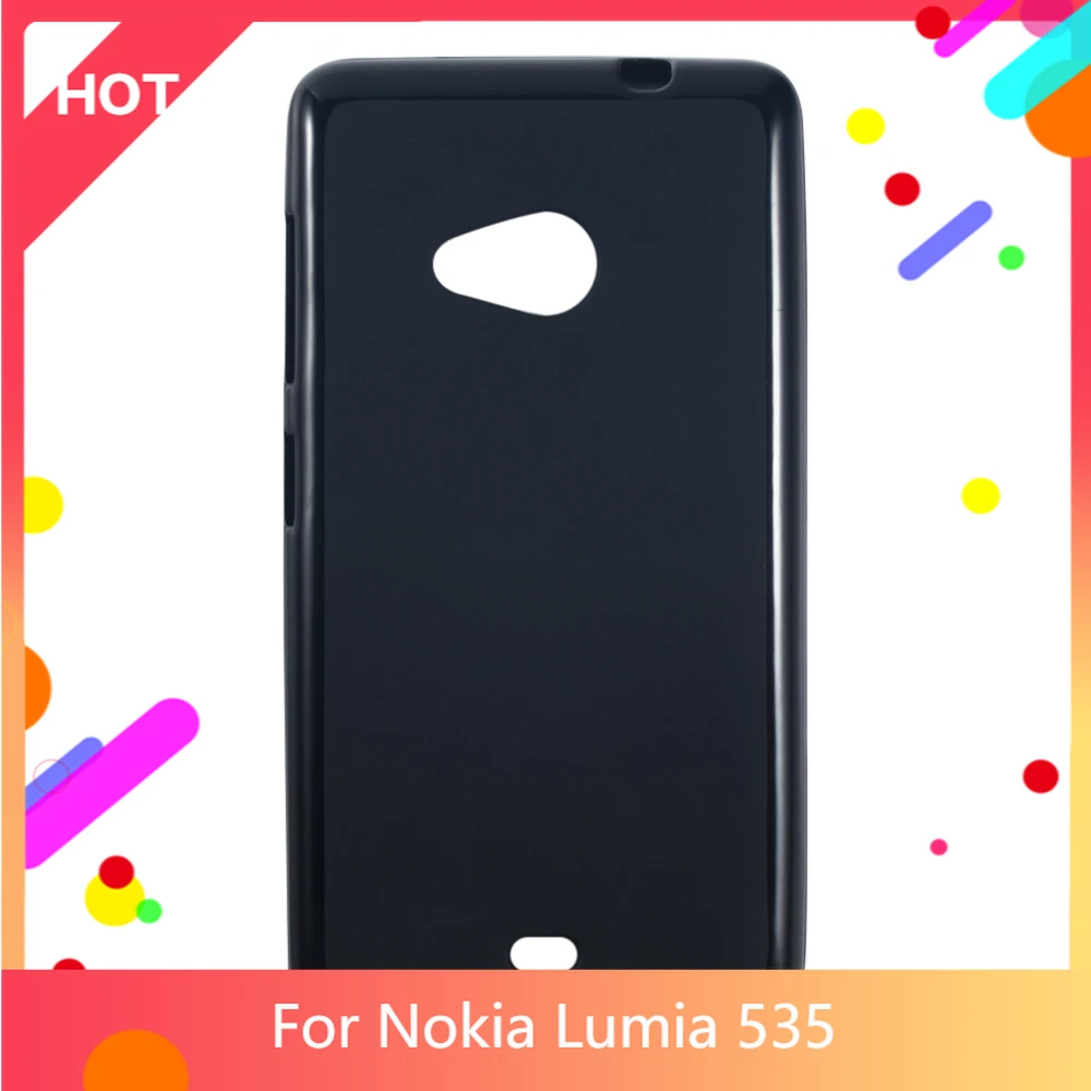 Lumia 535 Case Matte Soft Silicone TPU Back Cover For Nokia Lumia 535 Phone Case Slim shockproof