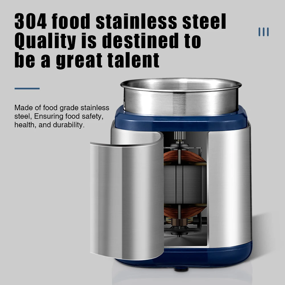 1stainless steel 10000~19999 Rpm Electric Grinder Multifunctional Stainless Steel Coffee Bean Grinder For Spices Seeds Wholesale