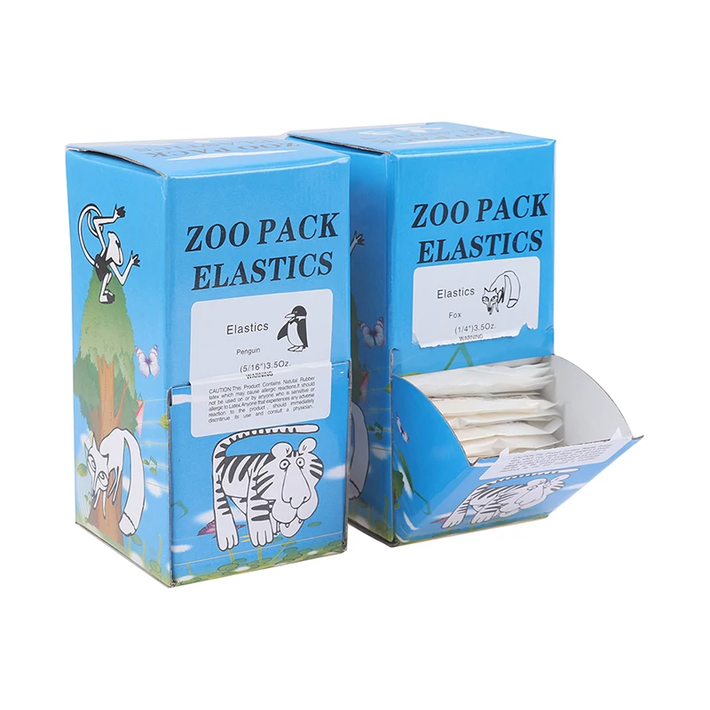 5000 Pcs/Box Dental Orthodontic Zoo Pack Elastics latex Rubber Dental Orthodontic Zoo Pack Elastics Rubber Bands Latex Braces