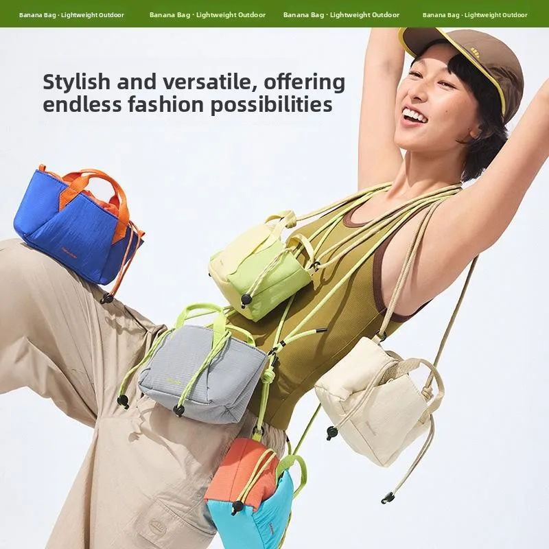 

Banana Le Lightweight Tote Bag Handheld Single oulder Small Bag for Work Travel Commuting Miscellaneous Goods LC69