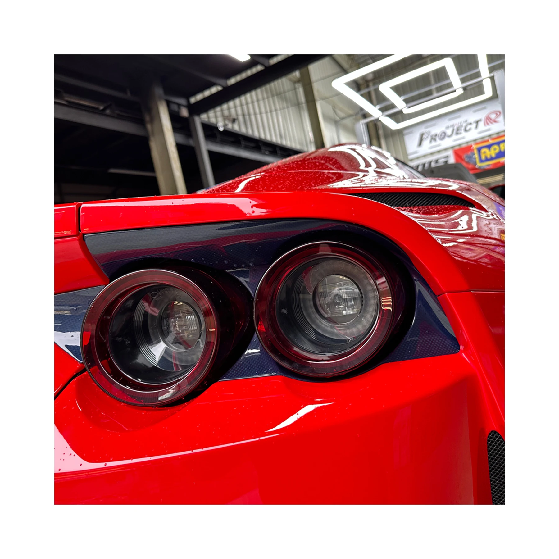 

OEM Dry Carbon Fiber Car Accessories Taillight Cover for Ferrari 812 Tail Light Cover