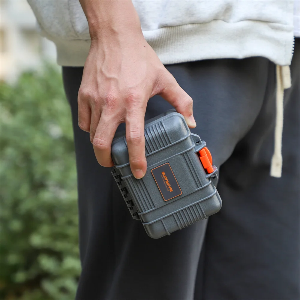 Kotak Tas Penyimpanan untuk DJI OSMO Action 5 Pro/4/3 Mini Tas Pembawa Keamanan Tahan Ledakan Aksesori Drone Penutup Portabel Tangan