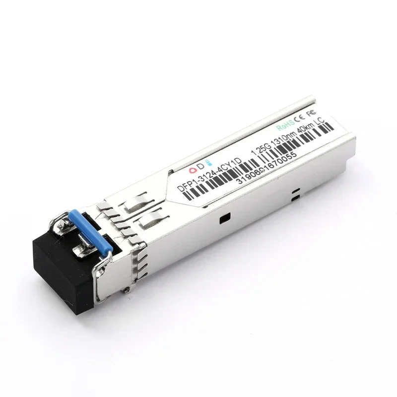 1,25G SFP 1310nm 40KM LC r conector transceptor compacto de doble fibra