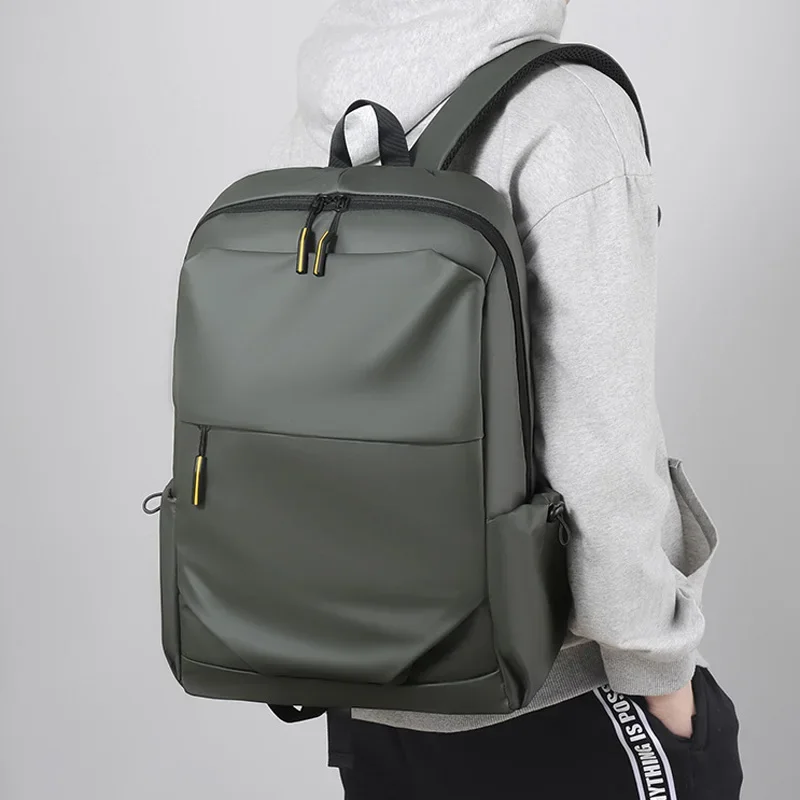 Sacs à dos décontractés pour hommes, design simple, grande capacité, sac de voyage lancé, sac à dos pour ordinateur portable d'affaires, haute qualité, nouvelle mode