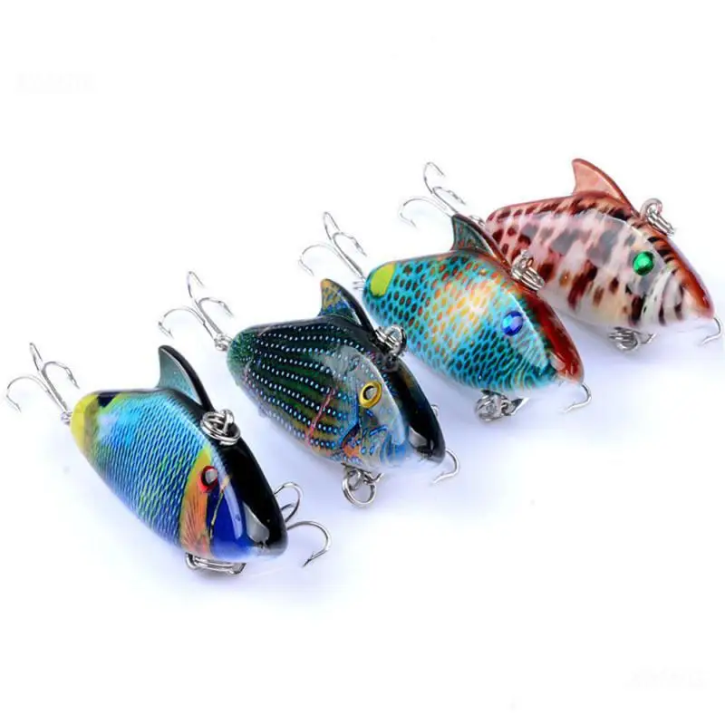 2/4/6PCS Opp Bag Independent Packaging Lure High Degree Of Simulation Fishing Accessories Abs Plastic Material Lure Bait