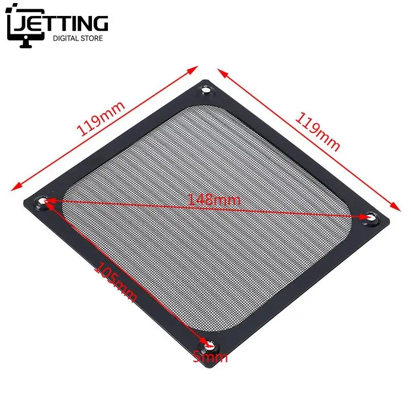 12 cm PC Kühler Fan Filter Staubdicht Computer Fall Abdeckung Mesh Staub Filter Net Schutz Für PC Computer Case Kühlung fan 120x120mm