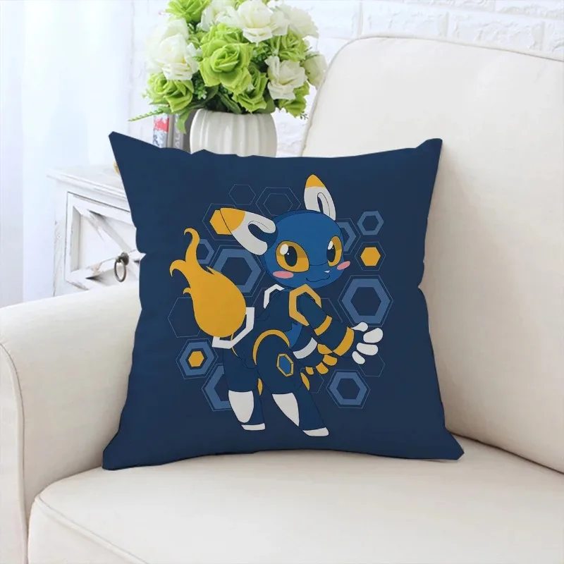 40x40cm pillowcase LemondropThe Protogen Square printed sofa cushion cover chair waist cushion headboard cushion