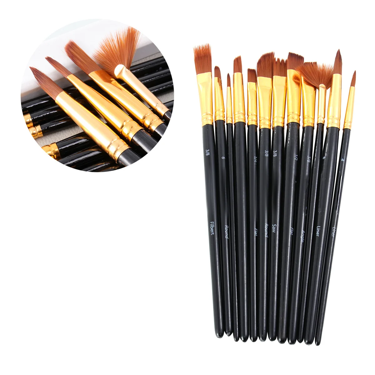 12-teiliges professionelles Zeichenset für Öl, Gouache, Acryl, Kunst, Studenten, Künstler, vielseitig, hochwertig, sicher, professionelle Malerei