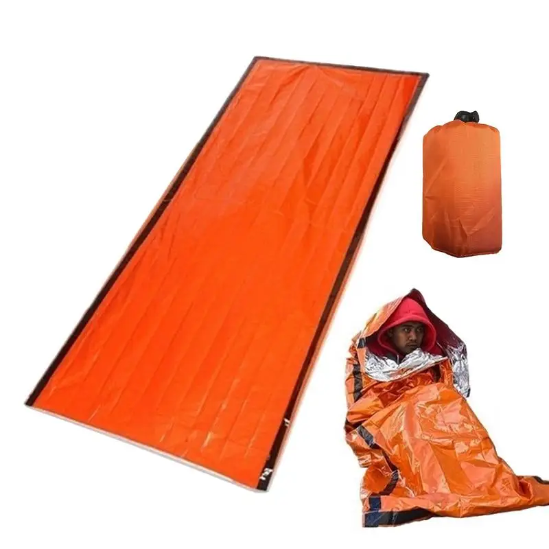 Survival Sleeping Bag Survival Sleeping Sack Portable Waterproof Lightweight Blanket Gear Multifunctional Survival Tools Camping