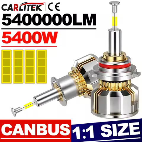 H7 LED CANBUS 360 5400W H11 H1 H4 LED H8 Headlight Bulbs HB3 9005 HB4 9006 Hir2 9012 LED Fog Lights for Projector Lenses 6000K