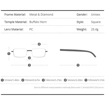 10 best sales भैंस के सींग के चश्मे - №8