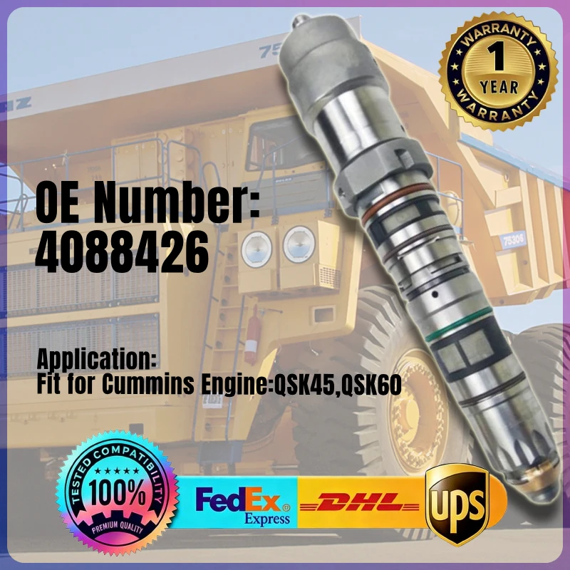 

Топливная форсунка 4088426 4326779 4087892 4010158 для двигателя Cummins QSK45 QSK60
