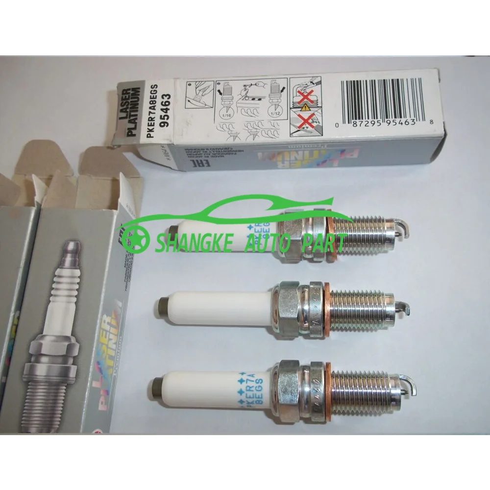 Original Laser Double Platinum Spark Plugs OEM PKER7A8EGS 95463  FOR AAudi A1 A3 A4 Q2 VVW Golf7 B8 Variant Octavia Touran 1.4T