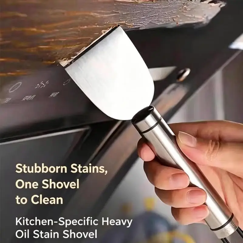 J0MA Rust Proof Stainless Steel Scraper Tool For Kitchen Bathroom Tiles And Winter Car Window Cleaning
