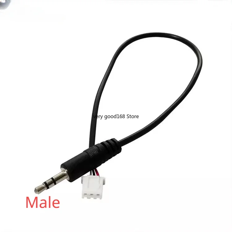 1pc 30cm Jack 3.5mm AUX Audio Cable To XH2.54 3p Terminal Male To Male Female 3 Core Stereo Audio Cable Amplifier Extended Line