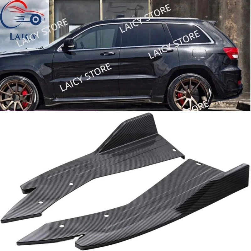 

LAICY For Grand Cherokee Car Rear Bumper Spoiler Lip Splitter Diffuser Body Kit Side Skirt Protector Covers Black